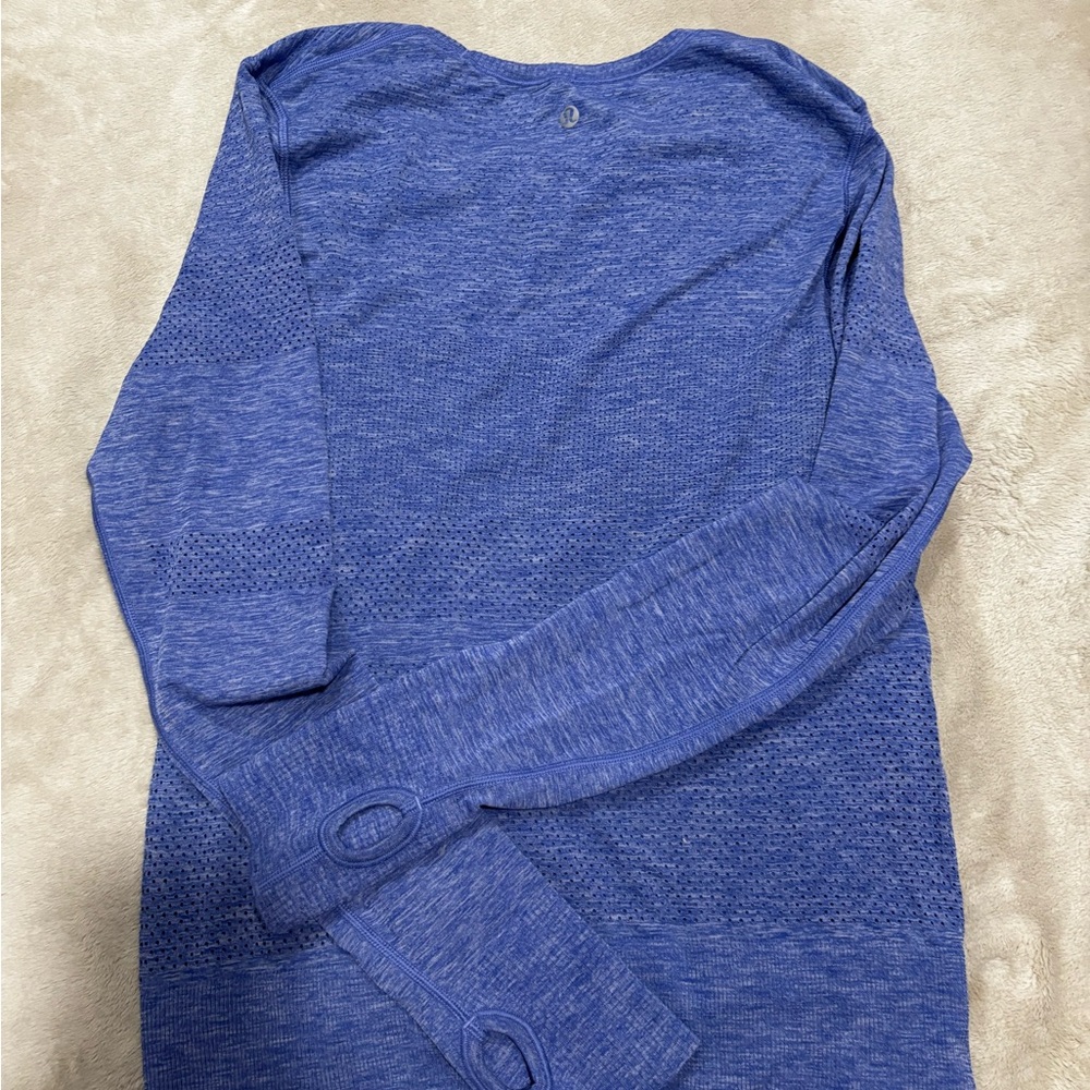 lululemon athletica Blue Long Sleeve Top